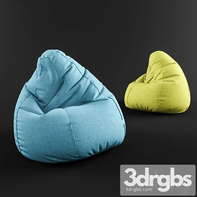 Bag Chair 22 3D Model Free