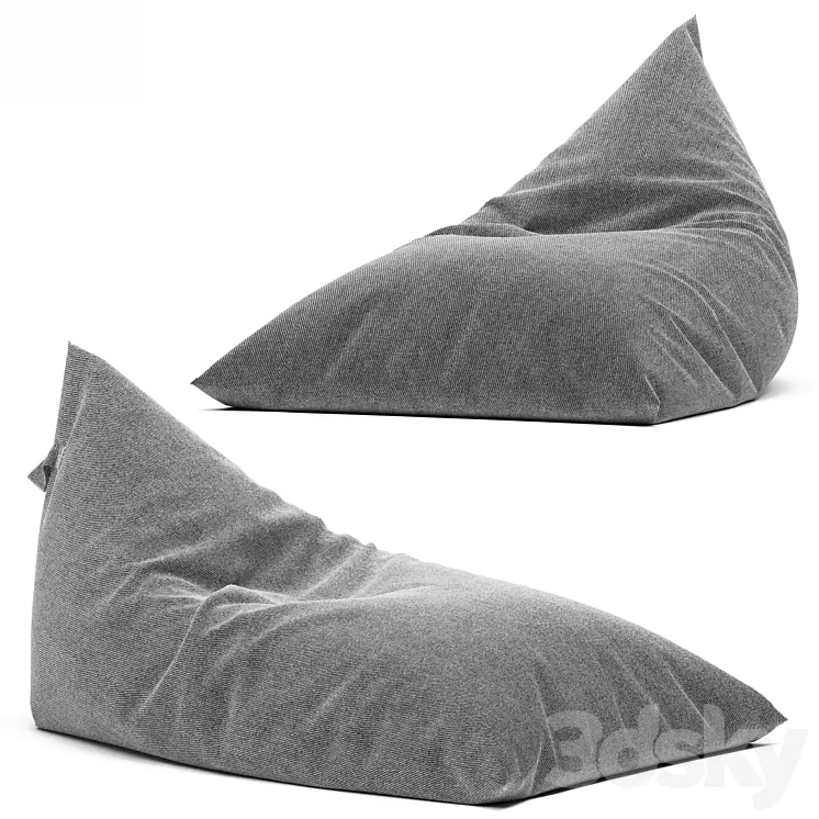 bag chair 26 3D Model Free