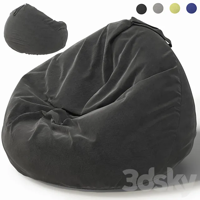 Bag chair 3D Model