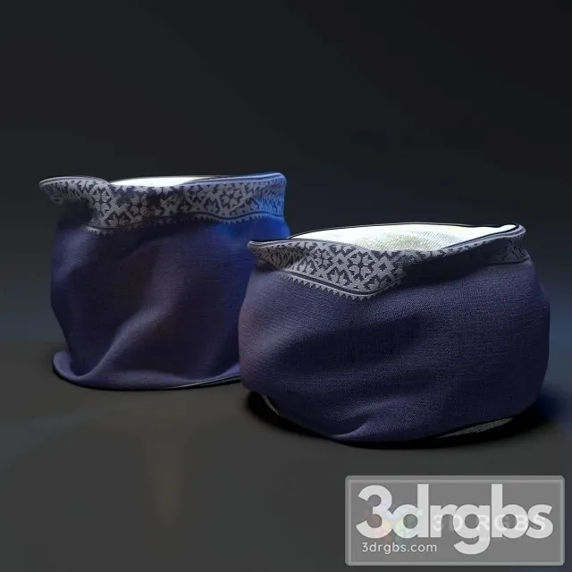 Bag Chair 3D Model Free