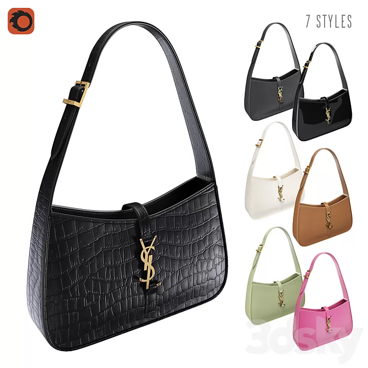 Bag YSL SAINT LAURENT 3D Model Free Download