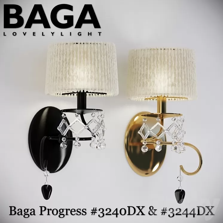 Baga Progress # 3240DX & # 3244DX 3D Model