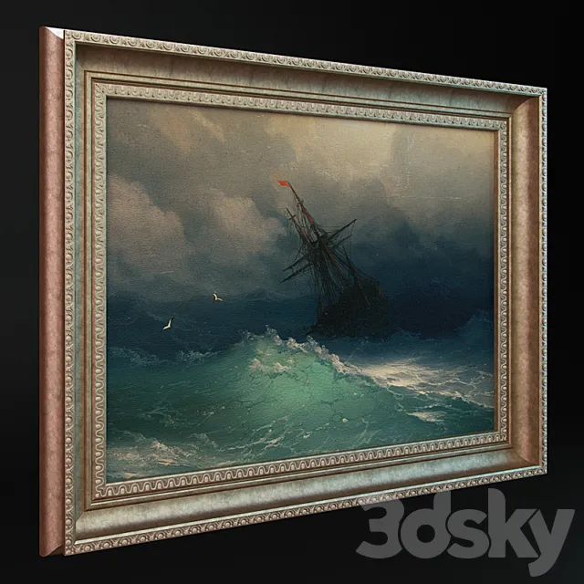 Baget for pictures or mirrors 3D Model