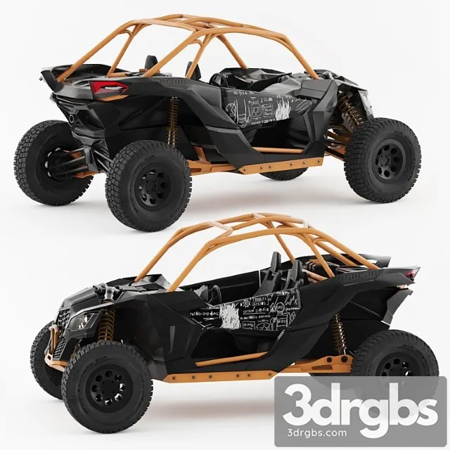 Baggi can-am maverick 2019 3D Model Free
