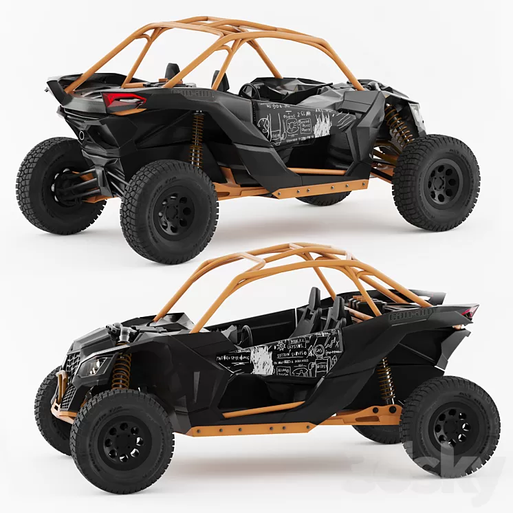 baggi can-am maverick 2019 3D Model