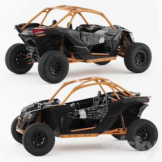 baggi can-am maverick 2019 3DModel
