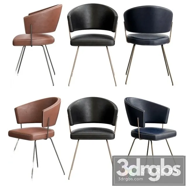 Bahia Bonaldo Chair 3D Model Free