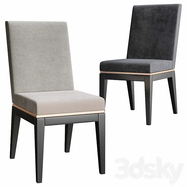 Bahru Dining Chair Frato Interiors 3D Model