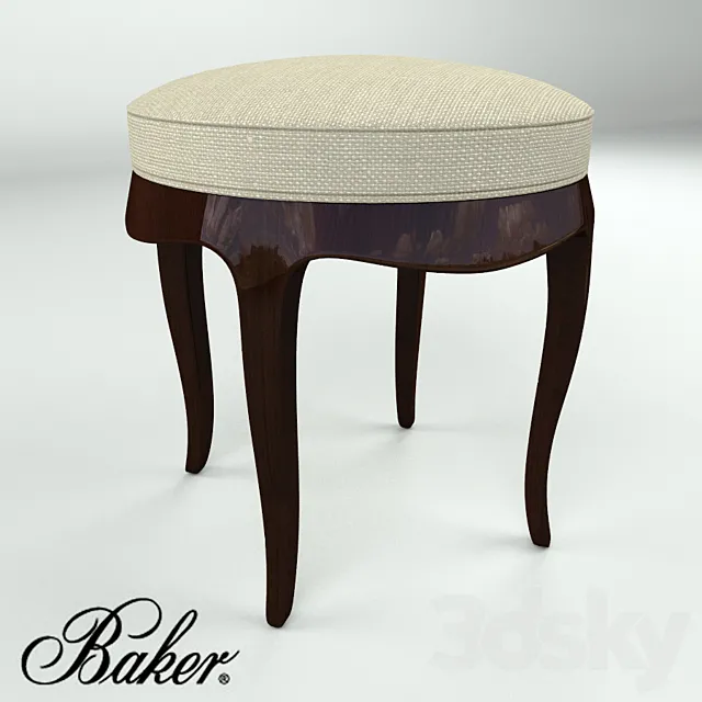 Baker 3482 VANITY STOOL 3D Model