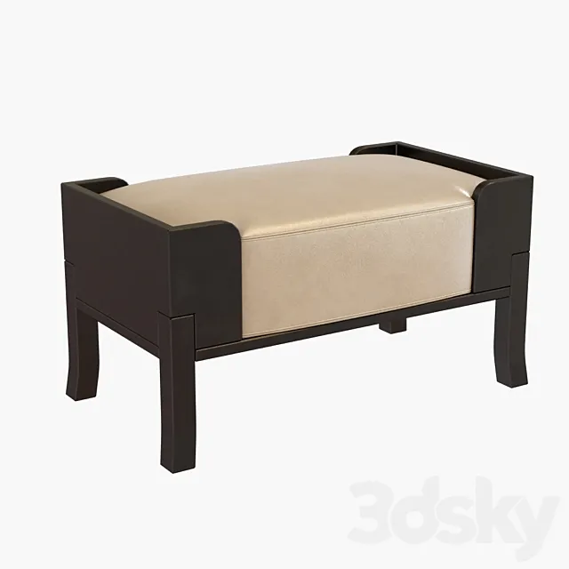 Baker 4018 SADDLE BENCH 3D Model