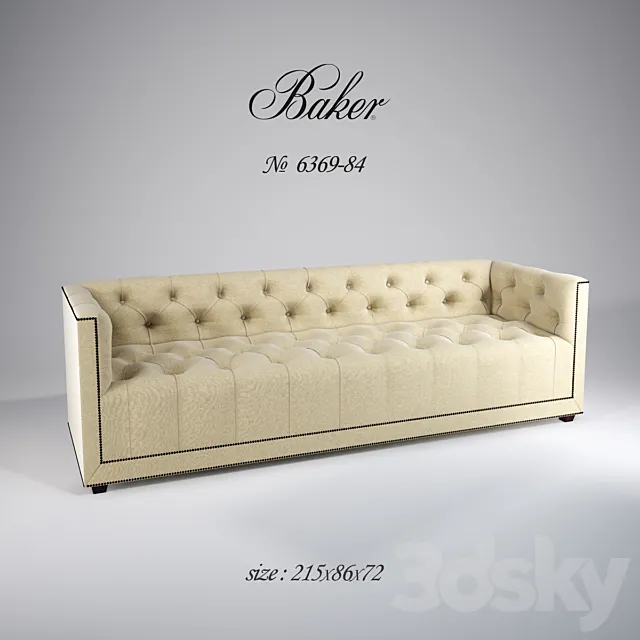 Baker 6369-84 3D Model