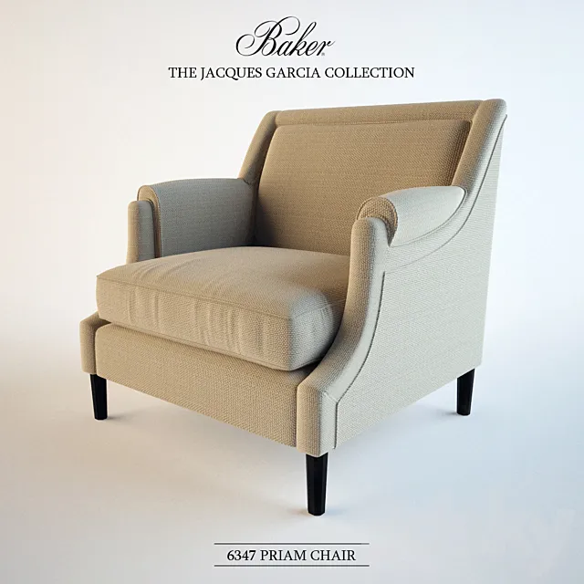 BAKER _ 6347 PRIAM CHAIR 3DModel
