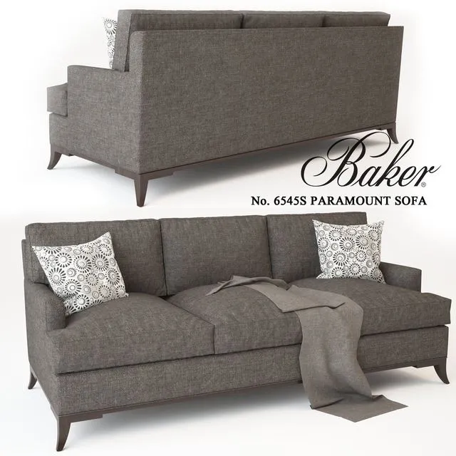 BAKER _PARAMOUNT SOFA No. 6545S 3D Model