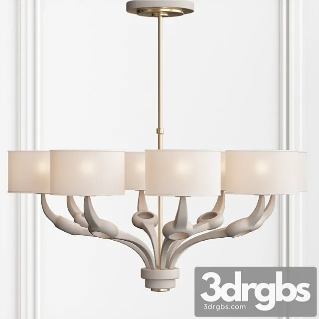 Baker anneau chandelier 3D Model Free
