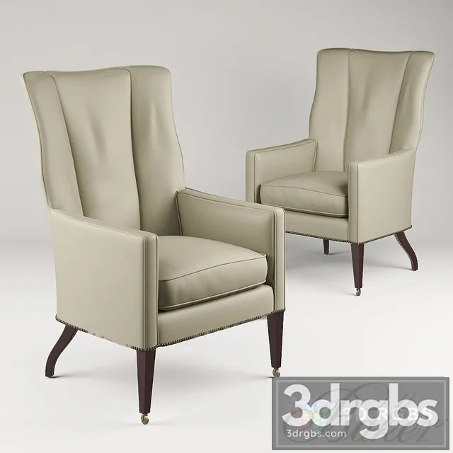 Baker Archetype Armchair 3D Model Free