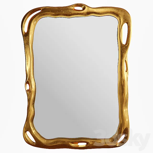 Baker Biomorphic Mirror 3DModel