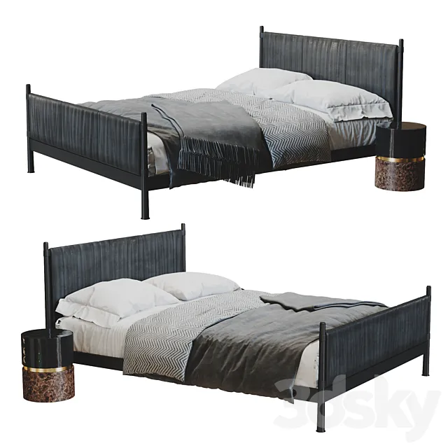 BAKER - CAGED KING BED 3DModel