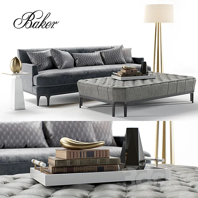 Baker Celestite Sofa Free Download
