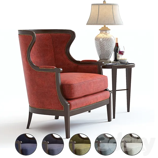 Baker Chair No. 476 3D Model