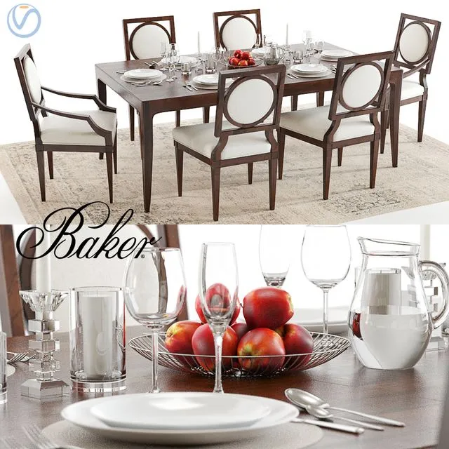 Baker Cheval and Louis 3D Model