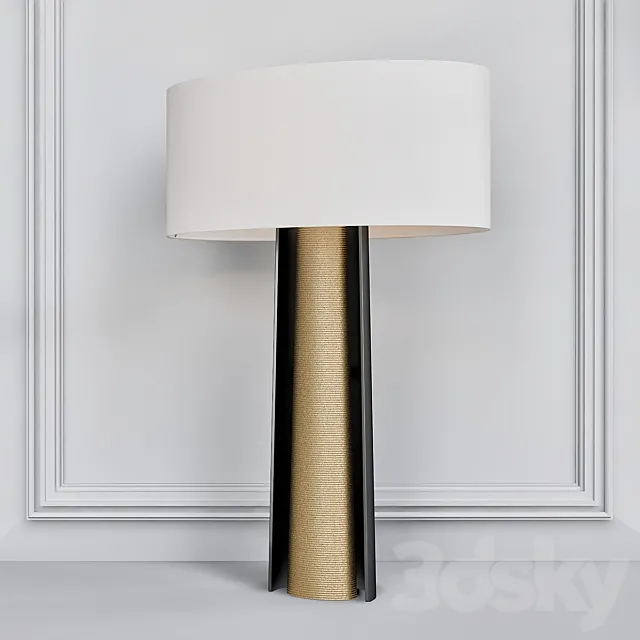 Baker Cloak table lamp 3DModel