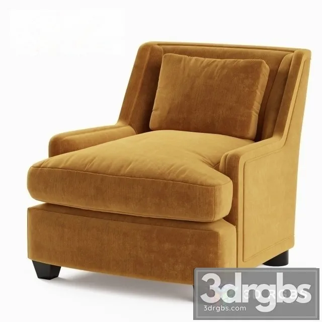 Baker Colin Cab 6712C Armchair 3D Model Free