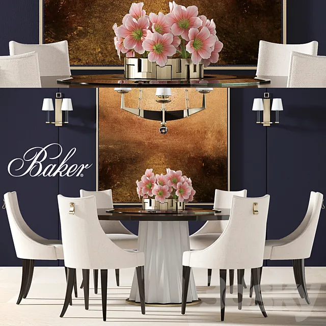 BAKER DINING TABLE 2 3DModel