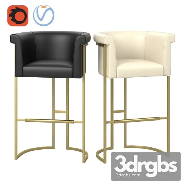 Baker diolite barstool