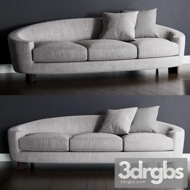 Baker Ellipse Sofa 3D Model Free