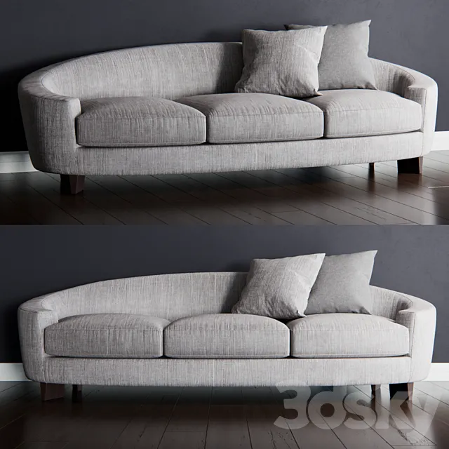 Baker ELLIPSE SOFA 3D Model
