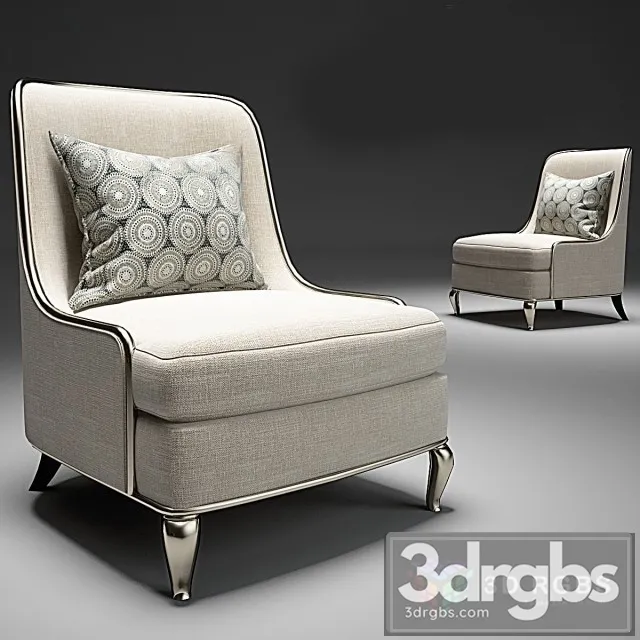 Baker Empress Chair 3D Model Free