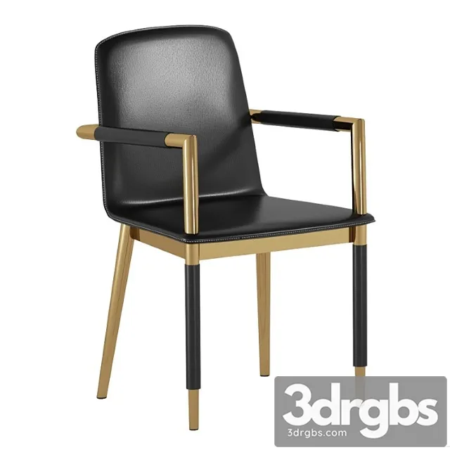 Baker Folio Arm Chair 1 3D Model Free