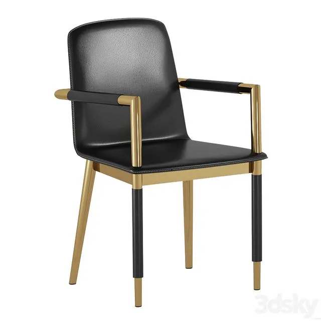 Baker - FOLIO ARM CHAIR 3D Model