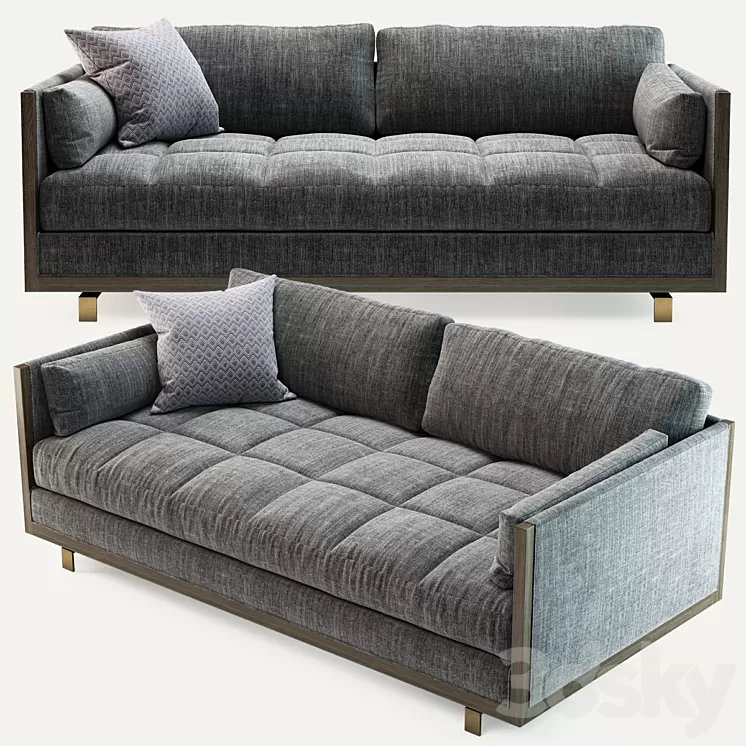 Baker FRAMEWORK LOVESEAT No.6732L 3D Model