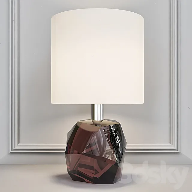 Baker Gemstone Small Table Lamp 3DModel