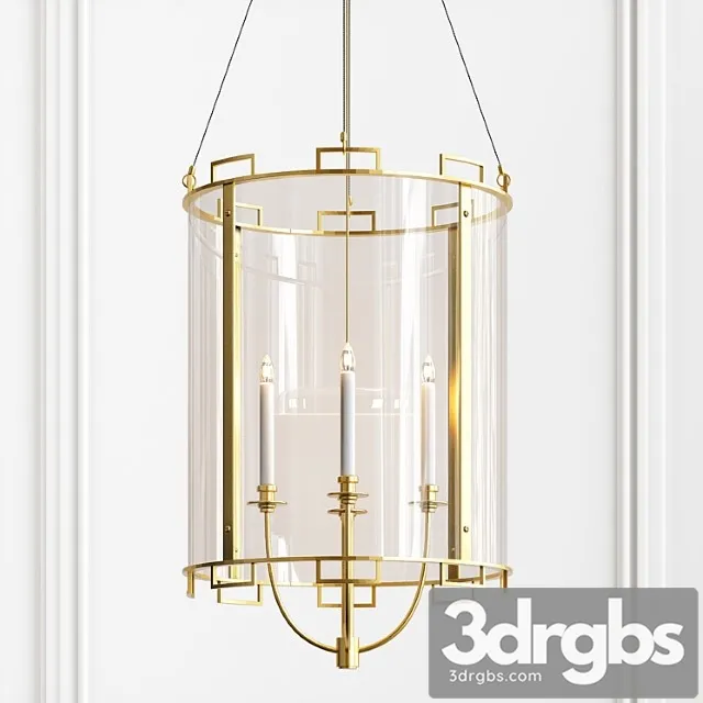 Baker georgian lantern 3D Model Free