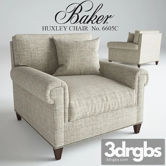 Baker Huxley Chair No 6605c 3D Model Free