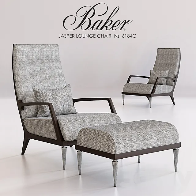 BAKER JASPER LOUNGE CHAIR 3DModel