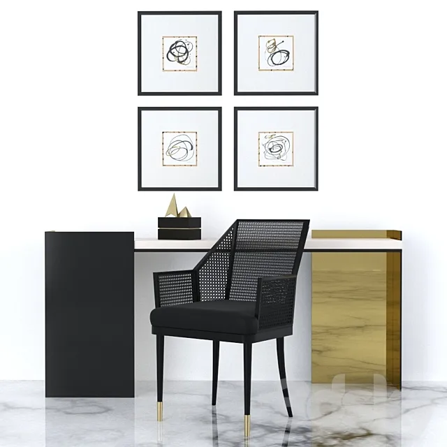 Baker Kara Mann set 3DModel