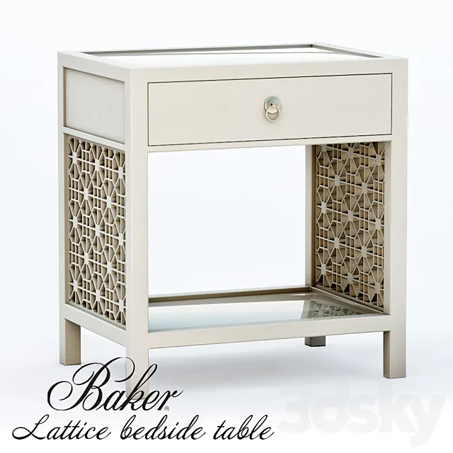 Baker - Lattice bedside table Free Download