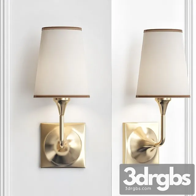 Baker Lur Wall Sconce 1 3D Model Free