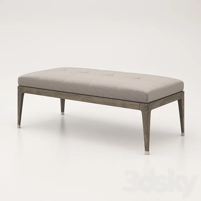 Baker - MODERN MOMENT BENCH No. 3616 3D Model