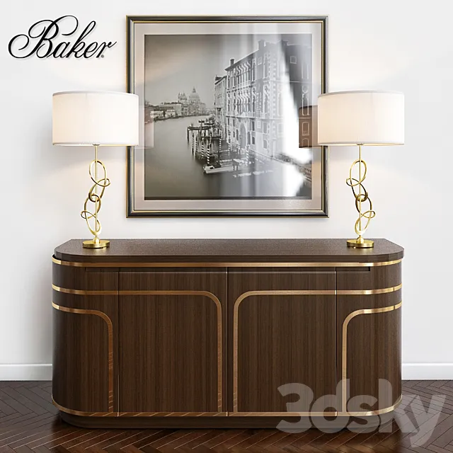 Baker Modern sideboard 3DModel