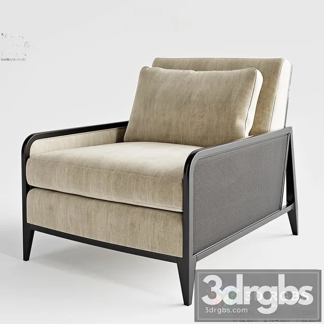 Baker Napa Lounge Chair 3D Model Free