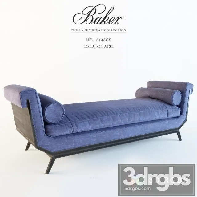 Baker No  6148CS Lola Chaise 3D Model Free
