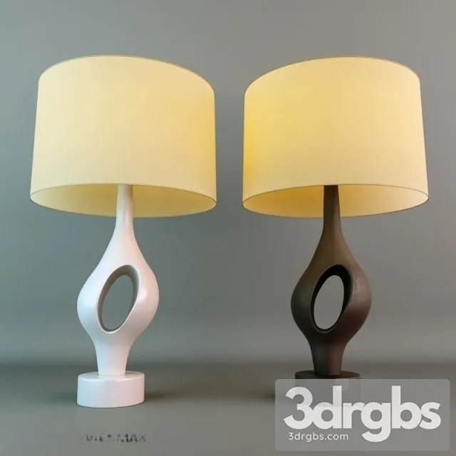 Baker Pagani Anneau Table Lamp 3D Model Free