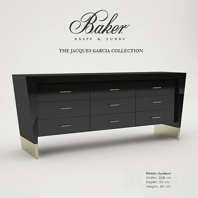 BAKER RACHMANINOV CHEST 3D Model