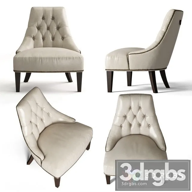 Baker Salon Lounge Chair 3D Model Free