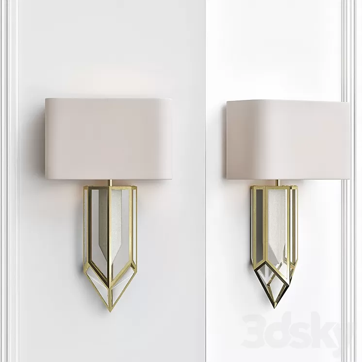 Baker Selenite Sconce 3D Model