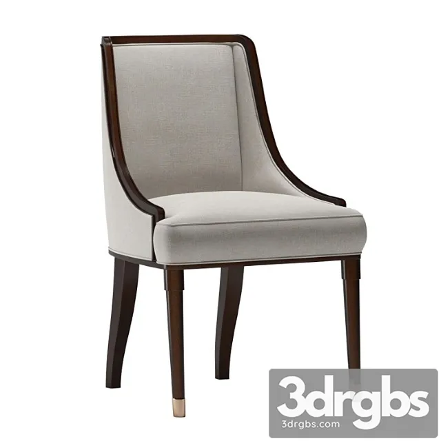 Baker - signature dining side chair 2 3D Model Free